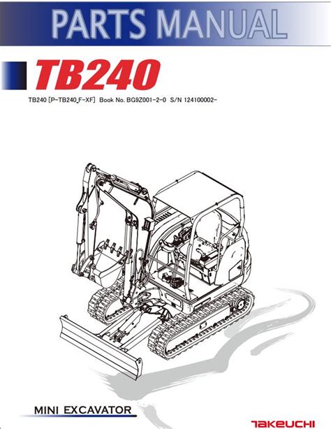 takeuchi tb240 owners manual